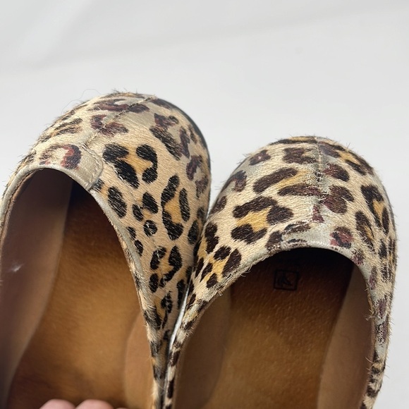 Sperry Calf Hair Leopard and Gold Slip On Shoe - Picture 9 of 13
